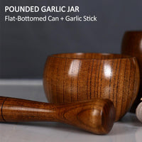 Funki Buys | Mortar and Pestles | Wood Garlic Herb Spice Crusher