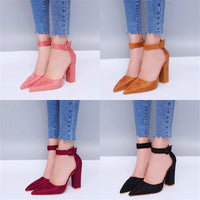 Funki Buys | Shoes | Women's Chunky High Heel Party Dress Shoes
