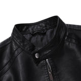 Funki Buys | Jackets | Men's Faux Leather Motorcycle Jacket | Biker