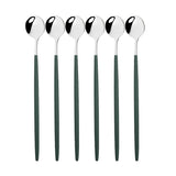 Funki Buys | Spoons | Stainless Steel Long Handled Spoons 6Pc