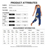 Funki Buys | Pants | Women's Jumpsuits | Fashion Daisy Print Overalls