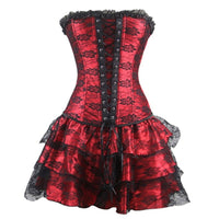 Funki Buys | Dresses | Women's Evening Corset Dress | Bustier Skirt