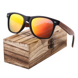 Funki Buys | Sunglasses | Unisex Black Walnut Wood Sunglasses