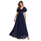 Funki Buys | Dresses | Women's Luxury Chiffon Evening Dress | Gown