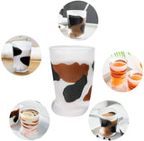 Funki Buys | Glasses | Cat Paw Frosted Glass Sets | Cute Cat Feet Cups