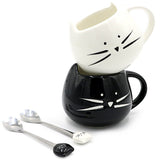 Funki Buys | Mugs | Cute Ceramic Cat Mug Kitten Cup