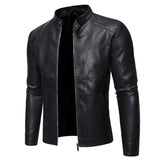 Funki Buys | Jackets | Men's Faux Leather Motorcycle Jacket | Biker