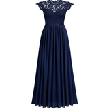 Funki Buys | Dresses | Women's Long Floral Lace Evening Dress