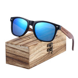 Funki Buys | Sunglasses | Unisex Black Walnut Wood Sunglasses