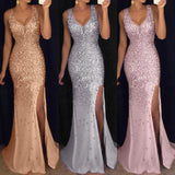 Funki Buys | Dresses | Women's Sequin Mermaid Dress | Prom Party Dress