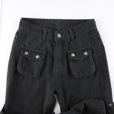 Funki Buys | Pants | Women's Gothic Harajuku Streetwear Cargo Pants