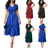 Funki Buys | Dresses | Women's High Waist Swing Evening Party Dress
