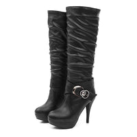 Funki Buys | Boots | Women's Knee High Stiletto Boots | Platform Boots