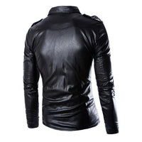Funki Buys | Jackets | Unisex PU Leather Jacket | Motorcycle Jacket