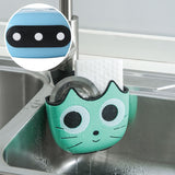 Funki Buys | Sink Caddies | Cute Cat Faucet Bath Sponge Holder | 3 Pcs