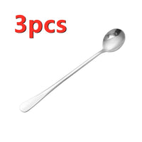 Funki Buys | Spoons | Stainless Steel Long Handled Coffee Spoons 6 Pcs