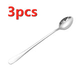 Funki Buys | Spoons | Stainless Steel Long Coffee Spoons 6Pcs