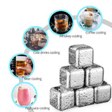 Funki Buys | Whisky Stones | Reusable Ice Cubes Set | Stainless Steel