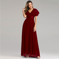 Funki Buys | Dresses | Women's Luxury Chiffon Evening Dress | Gown