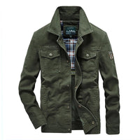 Funki Buys | Jackets | Men's Military Quality Cotton Jacket | Plus 7XL