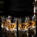 Funki Buys | Glasses | Whisky Glass Gift Set | 4 x 10oz Twist