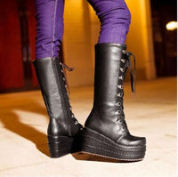 Funki Buys | Boots | Women's Fashion Punk Boots | High Platform Wedges