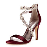 Funki Buys | Shoes | Women's High Heel Wedding Sandals | Bridal Shoes