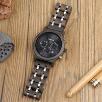 Funki Buys | Watches | Men's Luxury Wood Quartz Watch | Gift Box Set