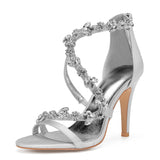 Funki Buys | Shoes | Women's High Heel Wedding Sandals | Bridal Shoes