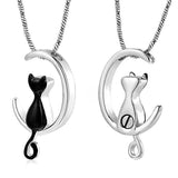 Funki Buys | Cremation Urn Necklaces | Cat Ashes Necklace | Cat Moon