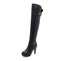 Funki Buys | Boots | Women's High Heel Over The Knee Boots | Platform Thigh High Boots