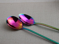 Funki Buys | Spoons | Colorful Stainless Steel Long Handled Spoons