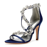 Funki Buys | Shoes | Women's High Heel Wedding Sandals | Bridal Shoes