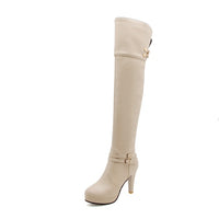 Funki Buys | Boots | Women's High Heel Over The Knee Boots | Platform Thigh High Boots