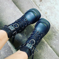 Funki Buys | Boots | Women's Brand New Gothic Style Platform Boots