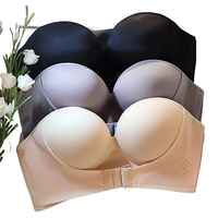 Funki Buys | Bras | Women's Push Up Strapless Bra | Lingerie Underwear