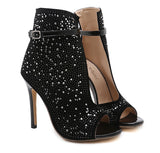 Funki Buys | Shoes | Women's Diamante Studded High Heel Stilettos Shoes