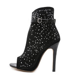 Funki Buys | Shoes | Women's Diamante Studded High Heel Stilettos Shoes