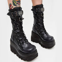 Funki Buys | Boots | Women's Brand New Gothic Style Platform Boots