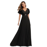 Funki Buys | Dresses | Women's Luxury Chiffon Evening Dress | Gown