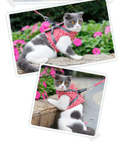 Funki Buys | Pet Harnesses | Cat Harness Leash Set | Walking Vest, Lead