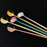 Funki Buys | Spoons | Stainless Steel Long Handled Tea Spoon Set | 6Pcs