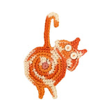 Funki Buys | Coasters | Cat Butt Crochet Drink Coaster Set 4 Pcs