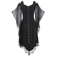 Funki Buys | Dresses | Women's Gothic Medieval Party Dress | Vintage