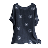 Funki Buys | Shirts | Women's Plus Size Boho Dandelion Vintage Tunic Shirt