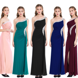 Funki Buys | Dresses | Women's Crystal Beaded Mermaid Dress