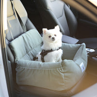 Funki Buys | Pet Car Seats | Puppy Booster Seat | Dog Travel Car Chair | Velour