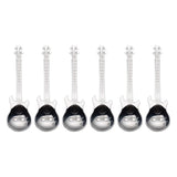 Funki Buys | Spoons | Guitar Spoons | 6 Pcs Stainless Steel Coffee Spoon Set