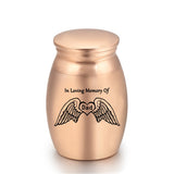 Funki Buys | Cremation Urns | Mini Rose Gold Engravable Funeral Urns