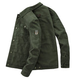 Funki Buys | Jackets | Men's Military Quality Cotton Jacket | Plus 7XL